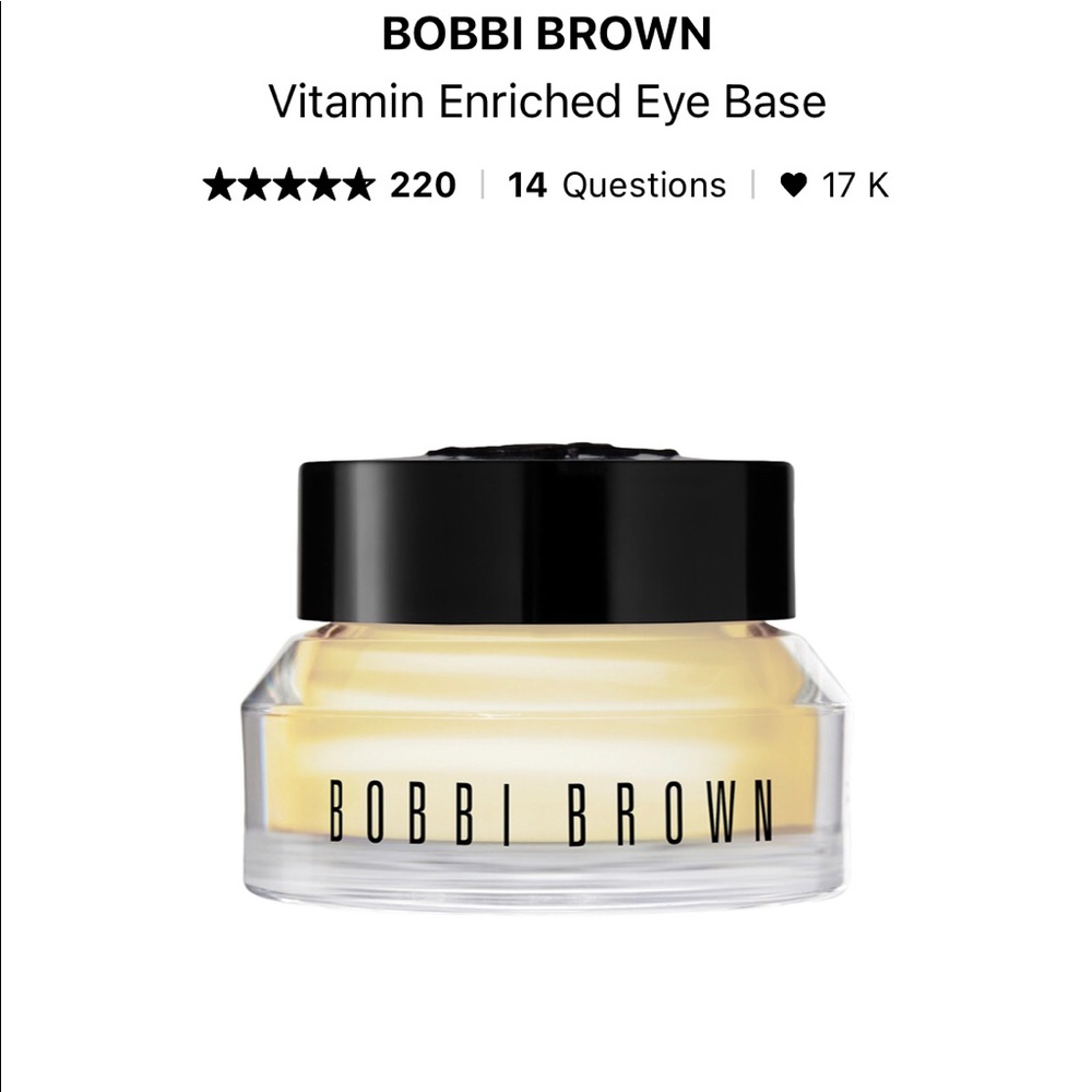 Bobbi Brown Vitamin Enriched Eye Base Primer & Moisturizer